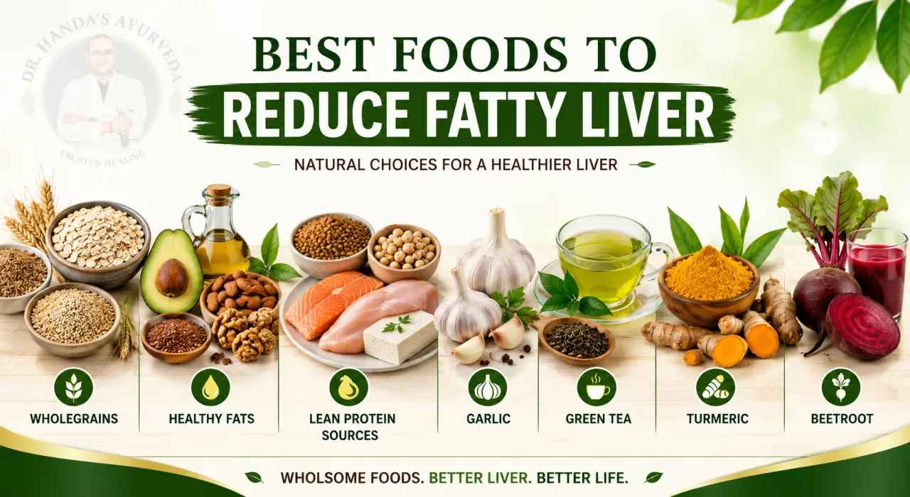 best foods for reduce fatty liver